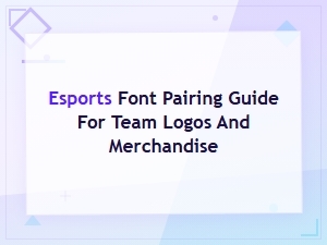 Esports Font Pairing Guide for Team Logos and Custom Merchandise Design