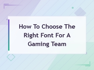 Free Gaming Team Fonts: How to Choose the Right One