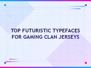 Top Futuristic Typefaces for Gaming Clan Jerseys | Esports Font Guide